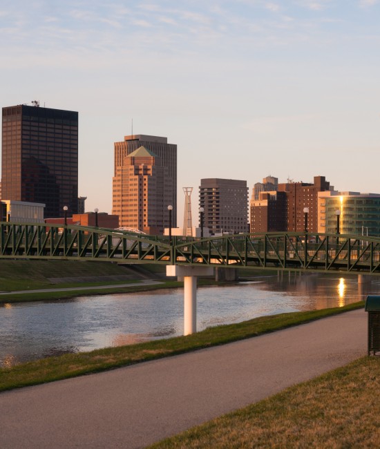 Dayton Ohio cityscape