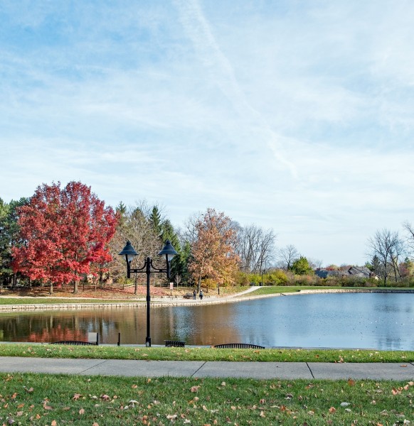 Lincoln Park Pond in Kettering, Ohio